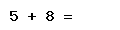 Math captcha